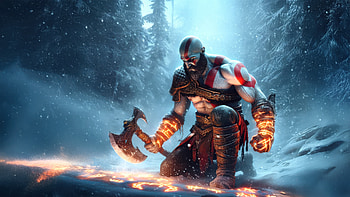 Kratos One Man Army, kratos, god-of-war, artwork, ai, digital-art, games, video-games, deviantart HD wallpaper