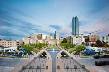 Oklahoma City Skyline, True Wild West, Der Wahre Wilde, Oklahoma City travel HD wallpaper