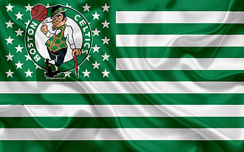 Boston Celtics, celtics, basketball, flag, nba HD wallpaper