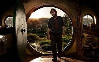 Peter Jackson, Hobbit movie scene HD wallpaper