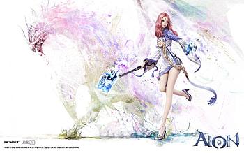 Aion, girl, video game, female HD wallpaper