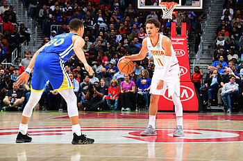 Steph Curry, Trae Young HD wallpaper