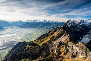 Hoher Kasten Alps Valley , landscape, mountains, nature HD wallpaper