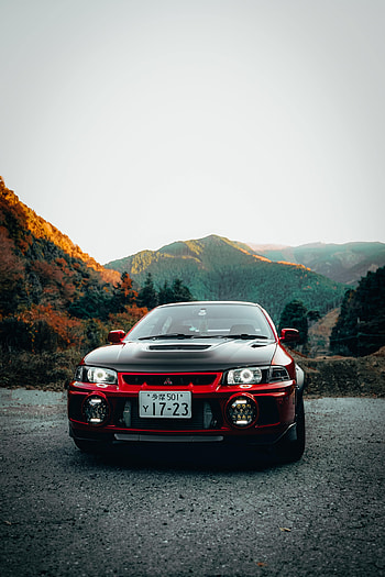 Mitsubishi, Cars, Car, Front View, Mitsubishi Lancer Evolution HD phone wallpaper