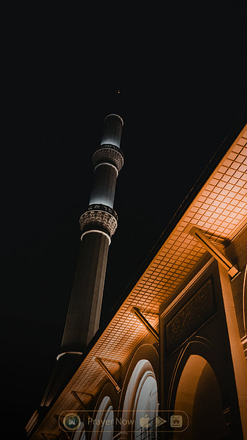 mosque, sky, midnight HD phone wallpaper