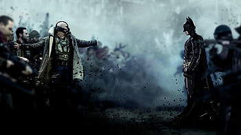 Christian Bale, Batman, Bane, The Dark Knight Rises HD wallpaper