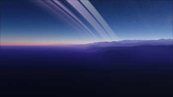 Twilight On A Planet With High Mountains , mountains, planet, artist, artwork, digital-art, deviantart HD wallpaper