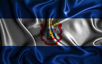 Motril flag, , silk wavy flags, spanish cities, Day of Motril, Flag of Motril, fabric flags, 3D art, Motril, cities of Spain, Motril 3D flag HD wallpaper