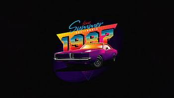 Summer Time Dodge Challenger, dodge-challenger, dodge, cars, muscle-cars, artwork, art, digital-art HD wallpaper