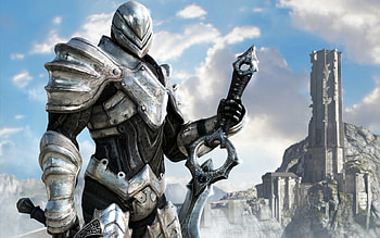 Infinity Blade 2, knight, infinity, video game, blade HD wallpaper