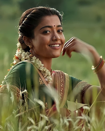 Rashmika mandanna, eye, head HD phone wallpaper