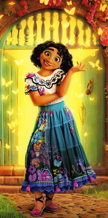 Encanto Alone, Art, pink, Disney HD phone wallpaper