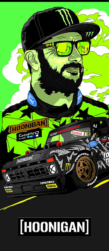 Hoonigan, art, automotive_design HD phone wallpaper