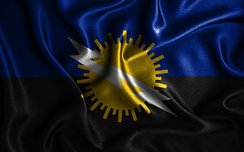 Zulia flag, , silk wavy flags, Venezuelan states, Day of Zulia, fabric flags, Flag of Zulia, 3D art, Zulia, South America, States of Venezuela, Zulia 3D flag, Venezuela HD wallpaper