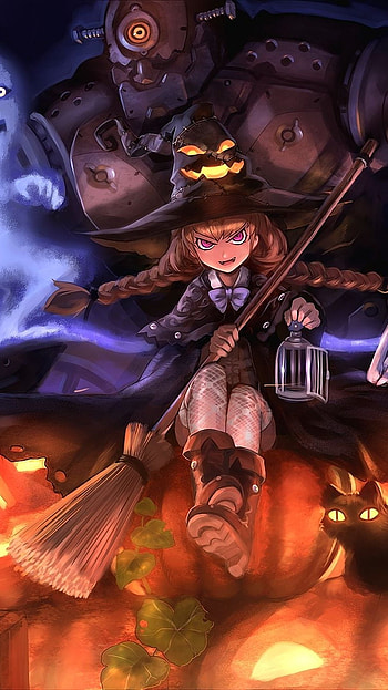 Dramtic halloween, , anime HD phone wallpaper