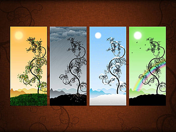 ~Abstract Seasons~, abstract, seasons, textures HD wallpaper