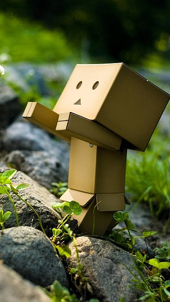 Assemblage, Boxman, Danbo HD phone wallpaper
