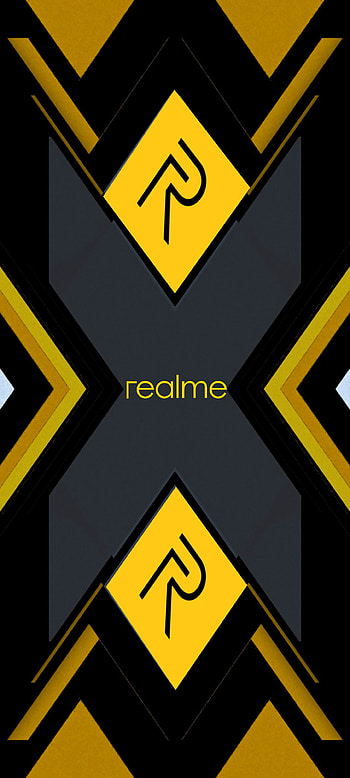 Realme R, xiaomi, pantalla, samsung, amarillo, logo, fondos HD phone wallpaper