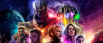 Thanos' power, Infinity Gauntlet, Avengers tribute, High-quality HD wallpaper