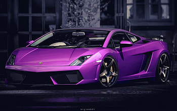 Lamborghini Gallardo Purple, lamborghini, lamborghini-gallardo, cars, purple HD wallpaper