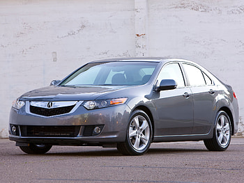 Auto, Acura, Cars, Asphalt, Front View, Grey, Style, Akura, 2008, Tsx HD wallpaper