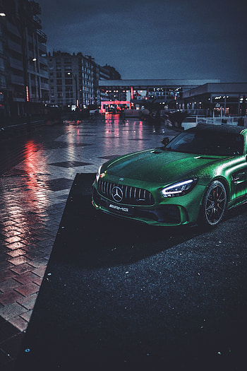 Sports, Cars, Wet, Car, Machine, Sports Car, Mercedes, Supercar HD phone wallpaper