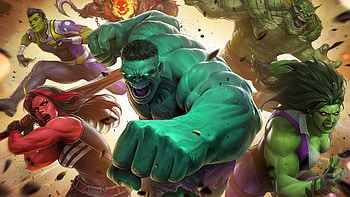 Hulk And His Friends Marvel Super War, marvel-super-war, games, hulk HD wallpaper