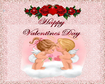 happy valentine, valentine, valentines, pink, roses, framed, love, friendship, valentines day HD wallpaper