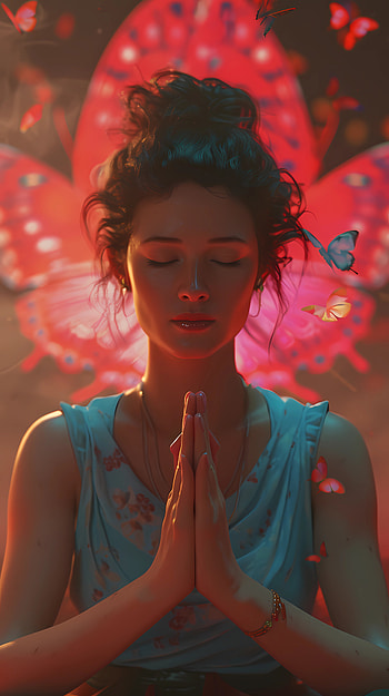 Prayer / meditation, Faith, meditation, prayer, woman, portrait HD phone wallpaper