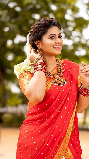 Sneha, sneha aunty, tamil actress, saree beauty HD phone wallpaper