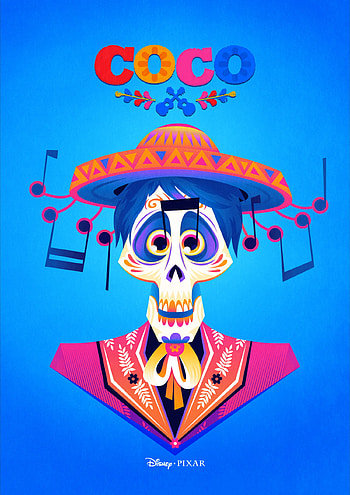 Coco movie poster, Artistic design, Imaginative world, Visual storytelling HD phone wallpaper