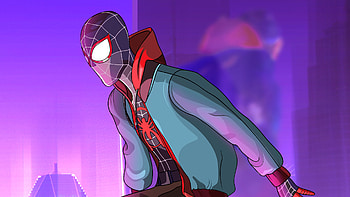 Miles Morales Colorful Art, spiderman-into-the-spider-verse, spiderman, superheroes, artwork, artist, digital-art HD wallpaper