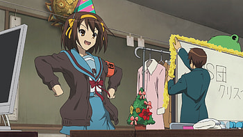 Suzumiya Haruhi, Anime board HD wallpaper