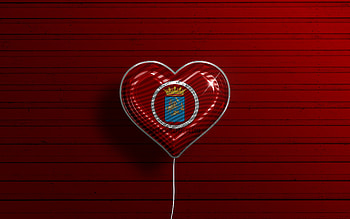 I Love Reggio Calabria, , realistic balloons, red wooden background, Day of Reggio Calabria, Italian cities, flag of Reggio Calabria, Italy, balloon with flag, Reggio Calabria flag, Reggio Calabria HD wallpaper