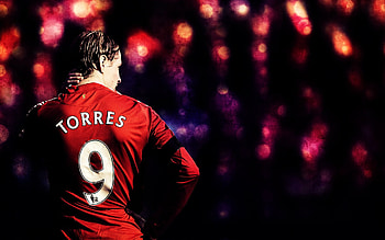 Fernando Torres, Football prodigy, Dramatic background, Sporting hero HD wallpaper