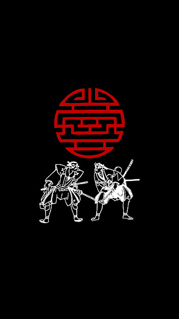 Japanese Samurai (Dark), man, artistic HD phone wallpaper