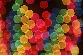Colorful, overlapping circles, bokeh HD wallpaper