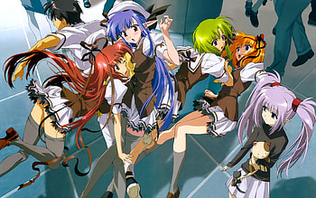 One big happy family, kaede, rimu, nerine, sia, asa, shuffle, rin HD wallpaper