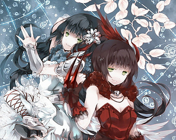 Melanie&Milta, two girls, anime, Melanie rwby, RWBY, girl, Milta rwby, manga, female HD wallpaper