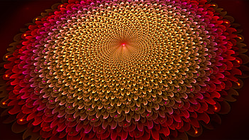 Burning red, abstract, red, yellow, luminis, christian vichi HD wallpaper