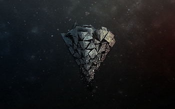 Abstract, Background, Rock, Shine, Light, Stone, Shards, Smithereens HD wallpaper