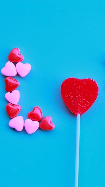 Artistic love , Creative and expressive, Sweet and romantic, Unique candy artwork HD phone wallpaper