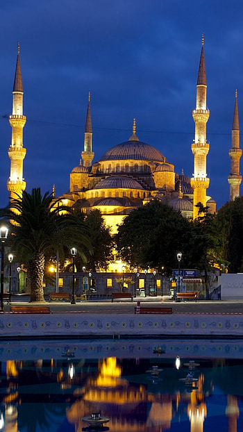 Religious Sultan Ahmed Mosque, Blue Mosque, Istanbul HD phone wallpaper
