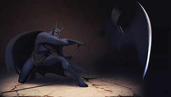 Batman Throwing Bat Signal, batman, superheroes, digital-art, artwork, deviantart HD wallpaper