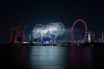 Cities, Night, City, Holiday, Firework, Fireworks HD wallpaper