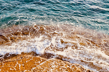 Nature, Sea, Sand, Coast, Foam HD wallpaper