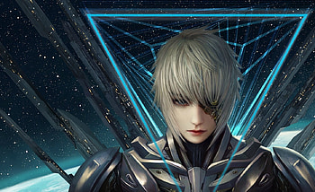 Odissey, blue, tri, mario wibisono, fantasy, game, luminos, guy, handsome HD wallpaper