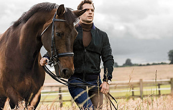 Henry Cavill, cal, horse, man, actor HD wallpaper