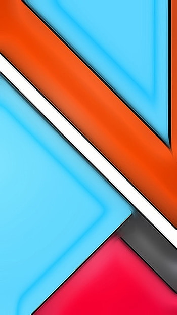 Colors, orange, samsung, blue, materialdesign, android, pattern, abstract, galaxy, lines HD phone wallpaper