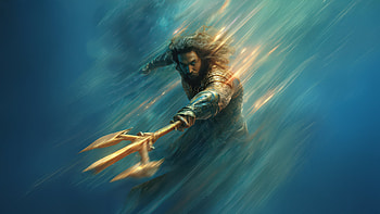 Aquaman Emblem Of Hope, aquaman, superheroes, artwork, art, digital-art, ai HD wallpaper